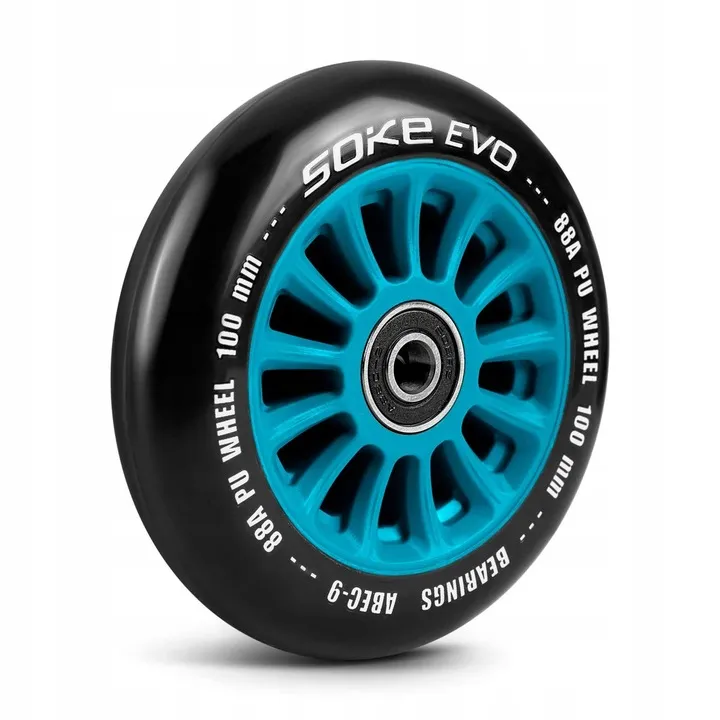 Roller kerék szett, SOKE, kék – 4. kép