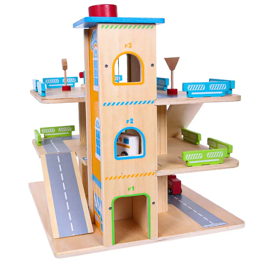 Játék garázs, ECOTOYS 1085, 43 x 36 x 40 cm – 6. kép