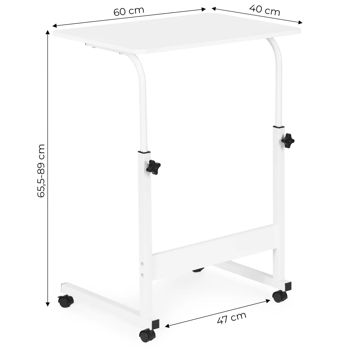 Laptopasztal, ModernHome TH-LD-5, fehér – 5. kép Laptopasztal, ModernHome TH-LD-5, fehér – 5. kép