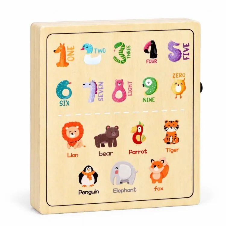 Oktatójáték, ECOTOYS MLD-8878, fa – 7. kép