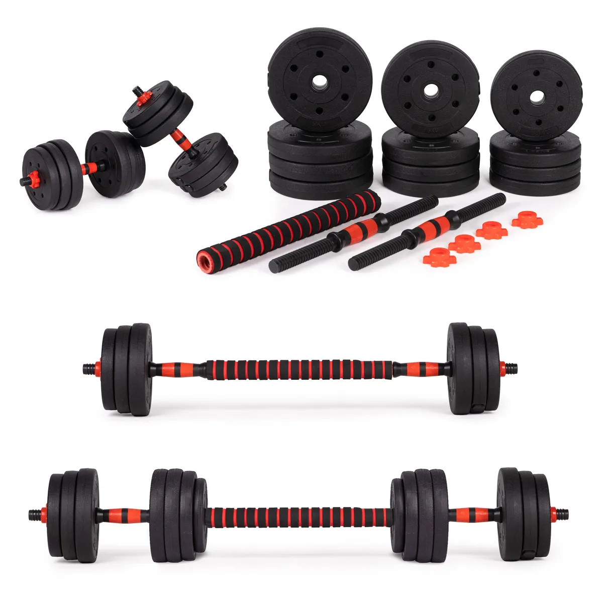 Kézisúlyzókészlet, MOVEPRO GB-SX, 2 x 10 kg (összesen 20 kg) – 1. kép