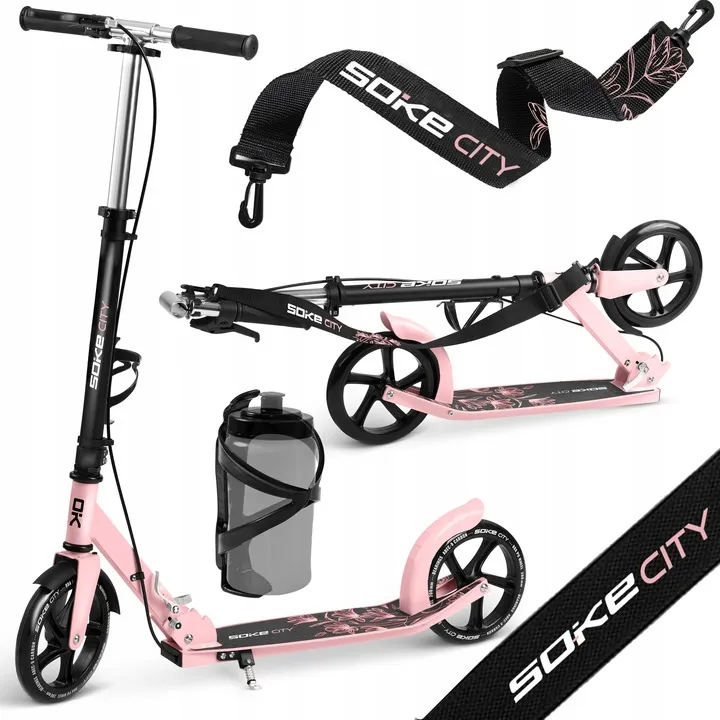 Klasszikus roller, SOKE City, rózsaszín – 2. kép