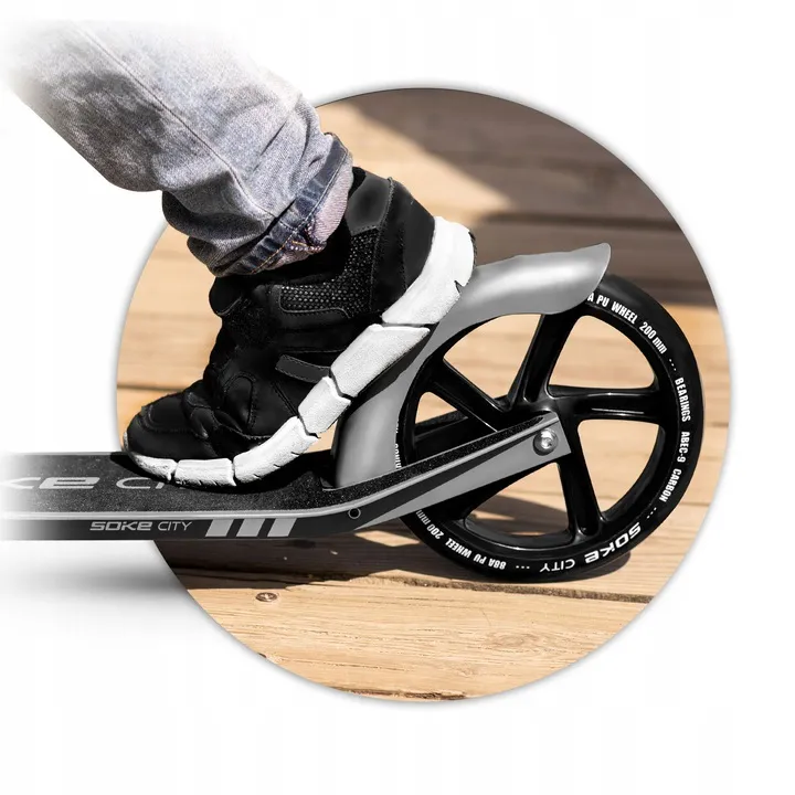 Klasszikus roller, SOKE City, szürke – 5. kép Klasszikus roller, SOKE City, szürke – 5. kép
