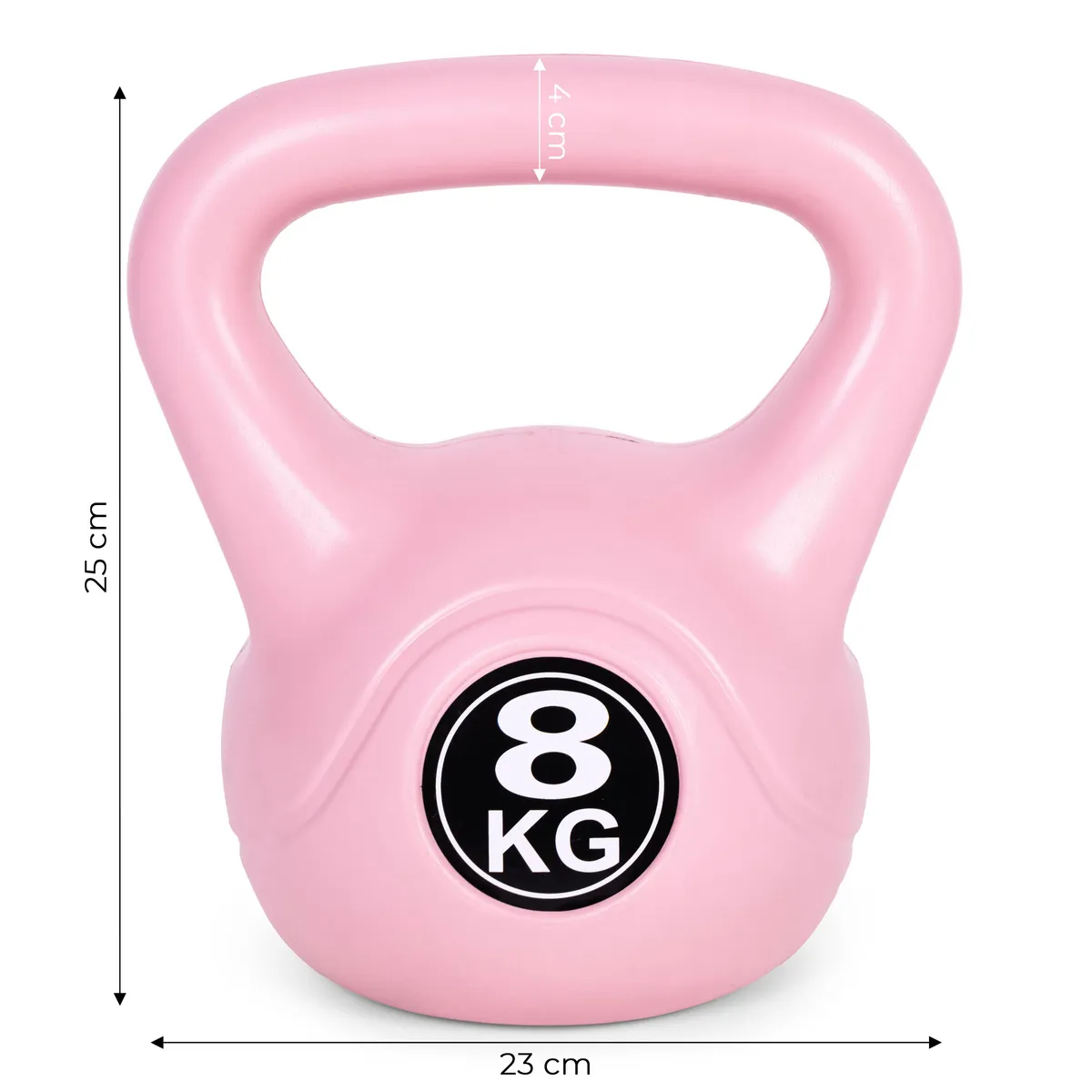 Kettlebell súlyzó, ModernHome CK-8-PK, rózsaszín – 6. kép Kettlebell súlyzó, ModernHome CK-8-PK, rózsaszín – 6. kép