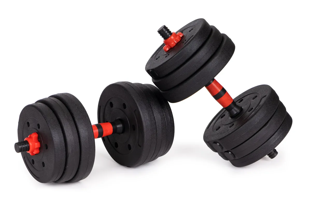 Kézisúlyzókészlet, MOVEPRO GB-SX, 2 x 10 kg (összesen 20 kg) – 5. kép