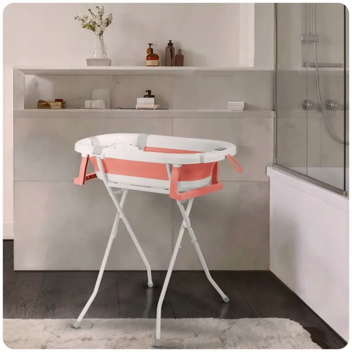 Utazó gyerekkád, Ricokids RK-287, fehér/rózsaszín – 1. kép Utazó gyerekkád, Ricokids RK-287, fehér/rózsaszín – 1. kép