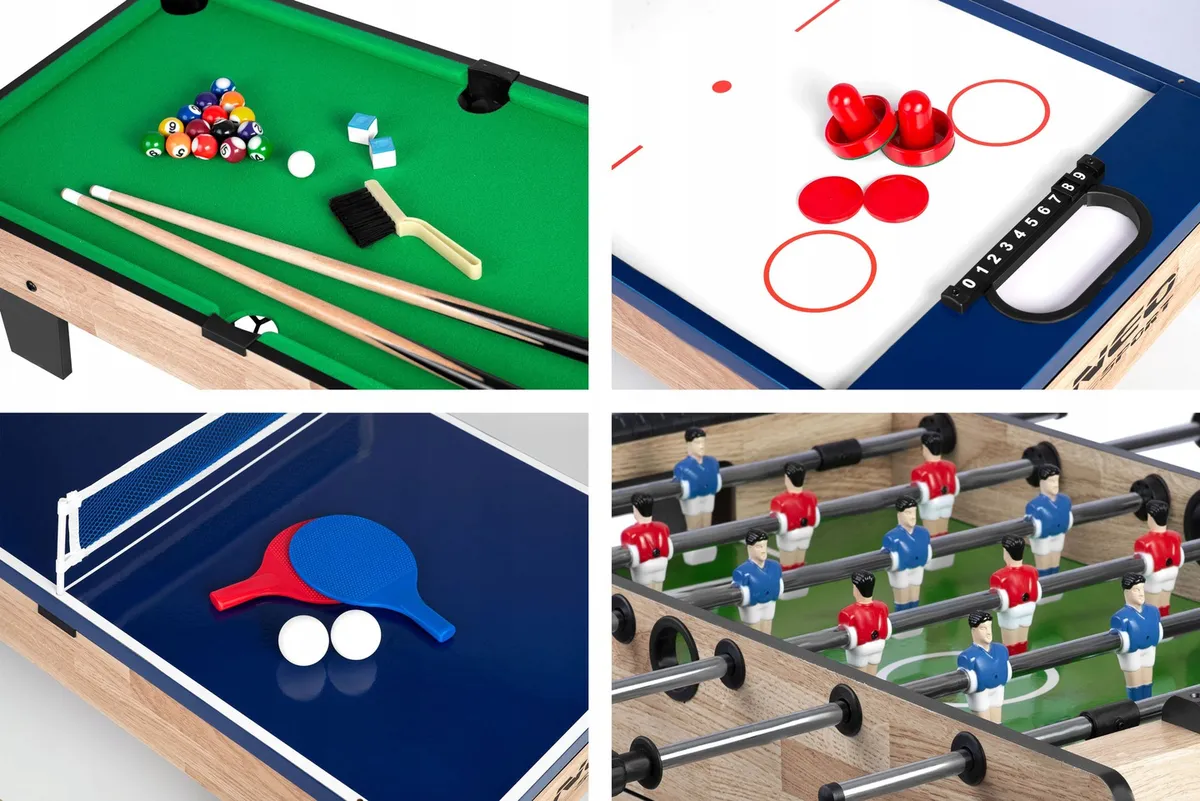 Multifunkciós játékasztal, Neo-Sport NS-800, 4 az 1-ben – 10. kép Az asztal részletei