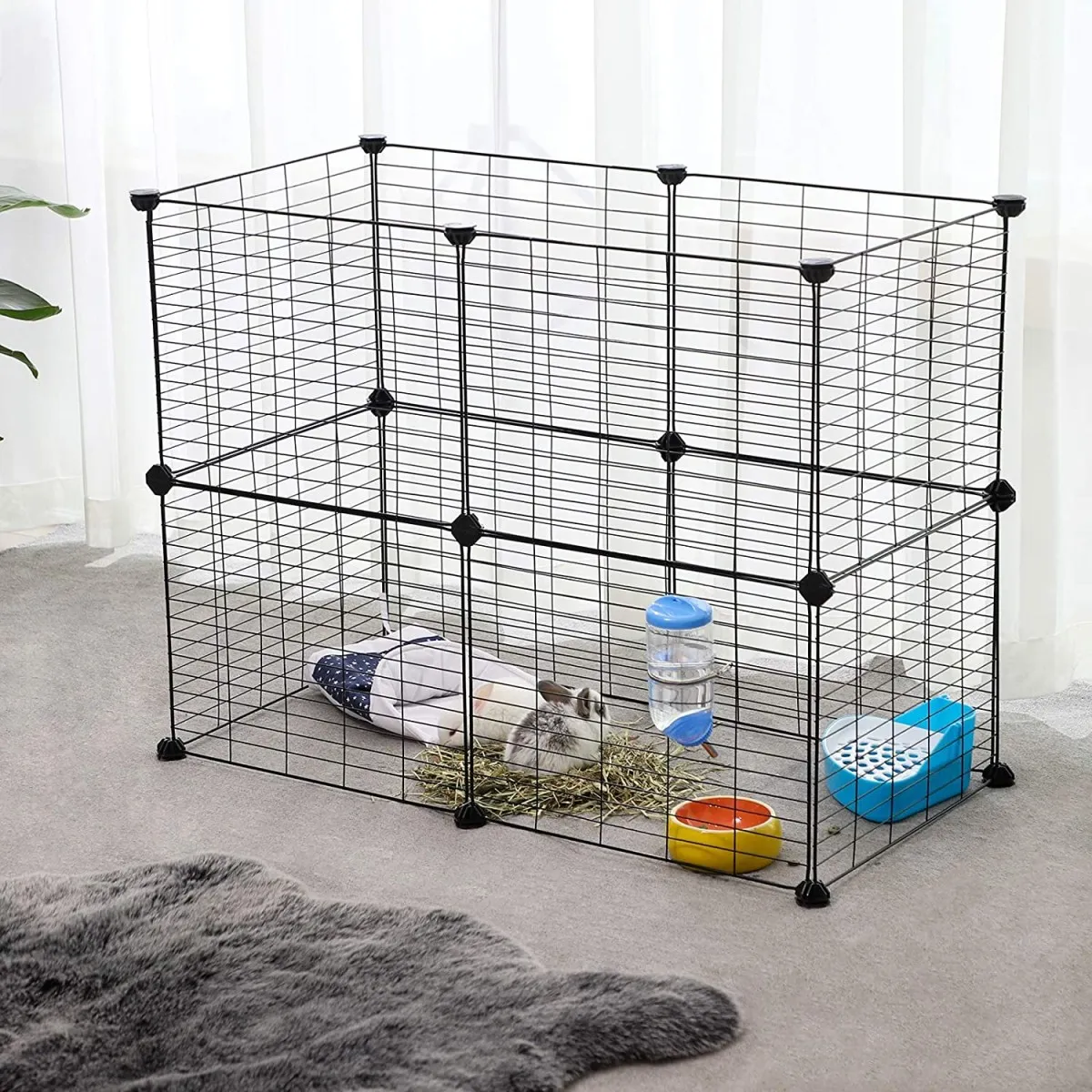 Kisállat ketrec, Leobert 2176-1, 12 paneles készlet 45×35 cm/panel – 2. kép Kisállat ketrec, Leobert 2176-1, 12 paneles készlet 45×35 cm/panel – 2. kép