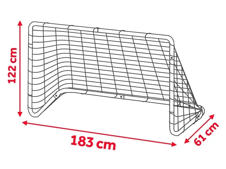Futballkapu, Neo-Sport NS-450, 183 x 122 x 61 cm – 5. kép