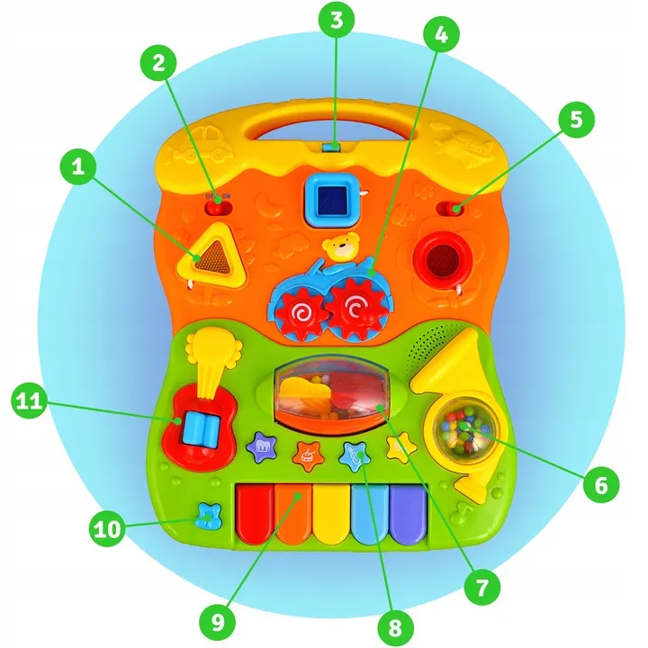 Járássegítő játék, Ricokids RK-744, fehér – 7. kép Járássegítő játék, Ricokids RK-744, fehér – 7. kép