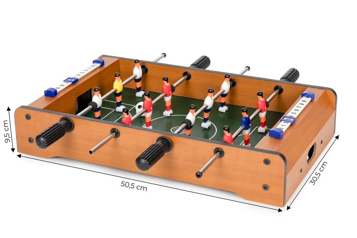 Csocsóasztal, MULTISTORE HC121402, zöld/fa – 6. kép Csocsóasztal, MULTISTORE HC121402, zöld/fa – 6. kép