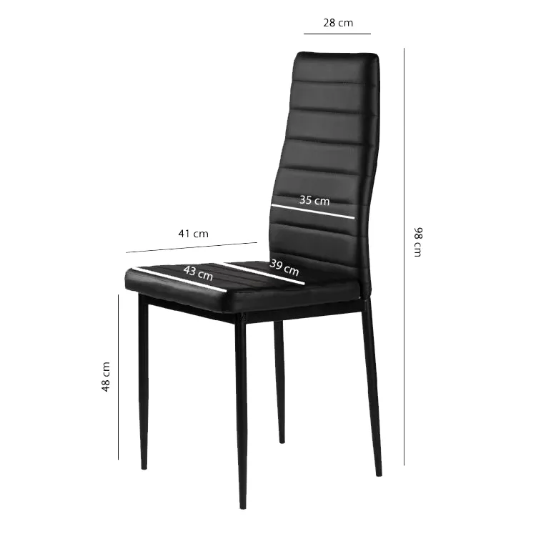 Étkezőszék, ModernHome DC855-4, 4 db – 5. kép Étkezőszék, ModernHome DC855-4, 4 db – 5. kép