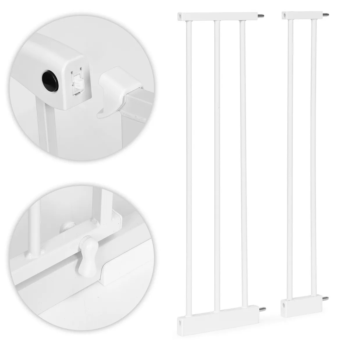 Biztonsági kapu, babarács, ECOTOYS SG-012-W – 3. kép