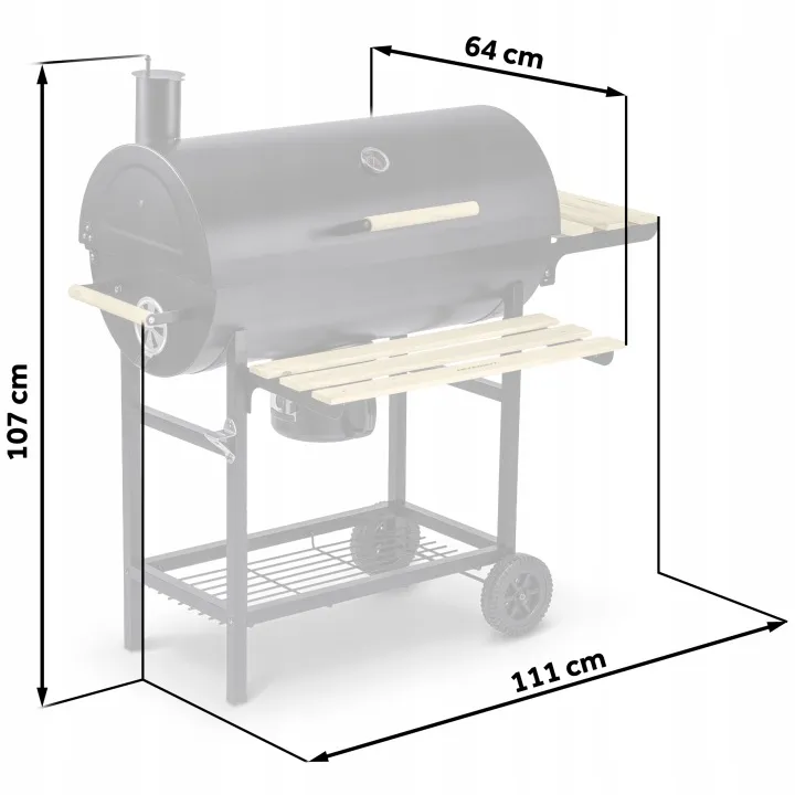 Faszenes grill, Berdsen BD-895, fekete – 11. kép