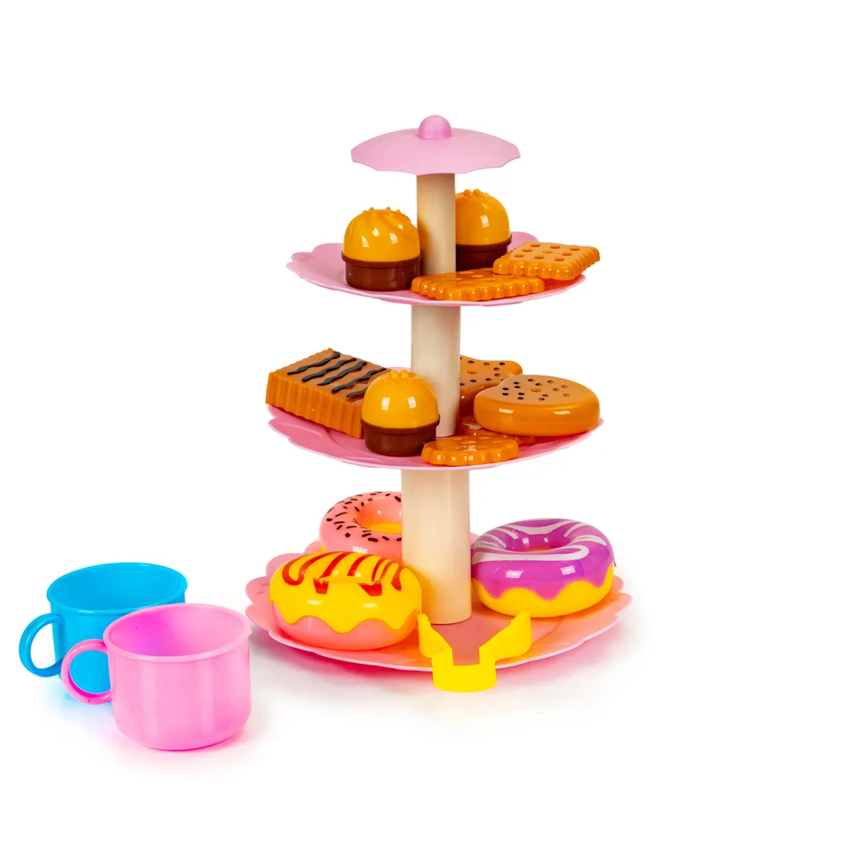 Játék élelmiszerkészlet, Multistore HC441048, party szett tortával – 4. kép Játék élelmiszerkészlet, Multistore HC441048, party szett tortával – 4. kép