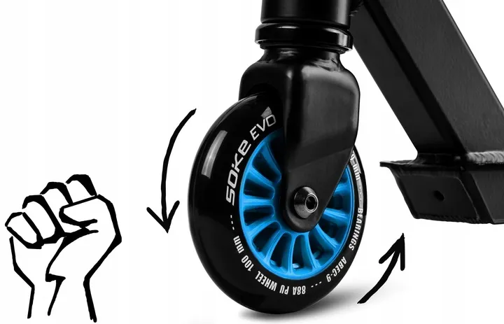 Klasszikus roller, SOKE EVO, kék – 7. kép Klasszikus roller, SOKE EVO, kék – 7. kép