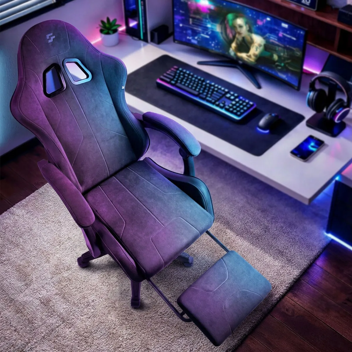 Gamer szék, Sofotel Lokar, fekete – 10. kép A fotel legfontosabb adatai