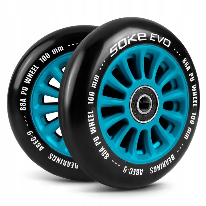 Roller kerék szett, SOKE, kék – 2. kép
