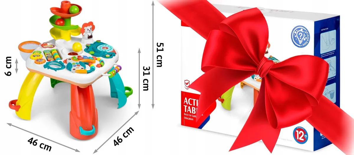 Gyerek játékasztal, Ricokids RK-811, 46 x 46 x 51 cm – 10. kép Gyerek játékasztal, Ricokids RK-811, 46 x 46 x 51 cm – 10. kép