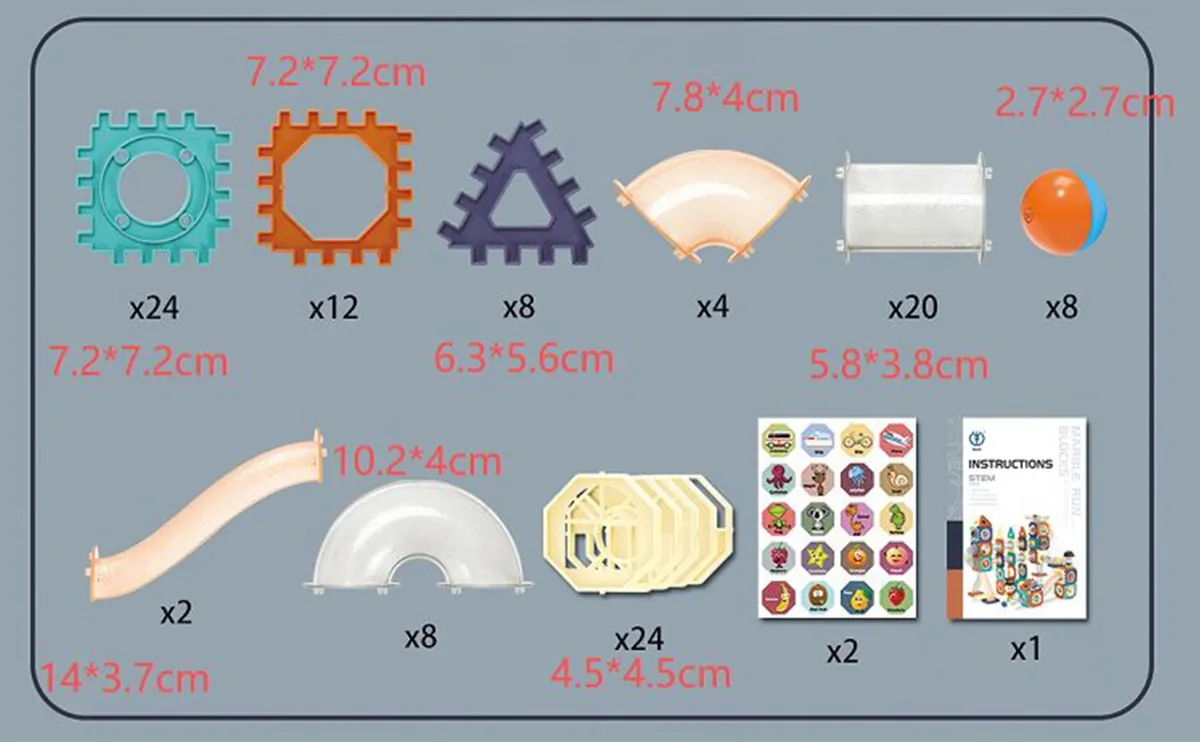 Építőkészlet, Ricokids RK-765, 110 db – 10. kép