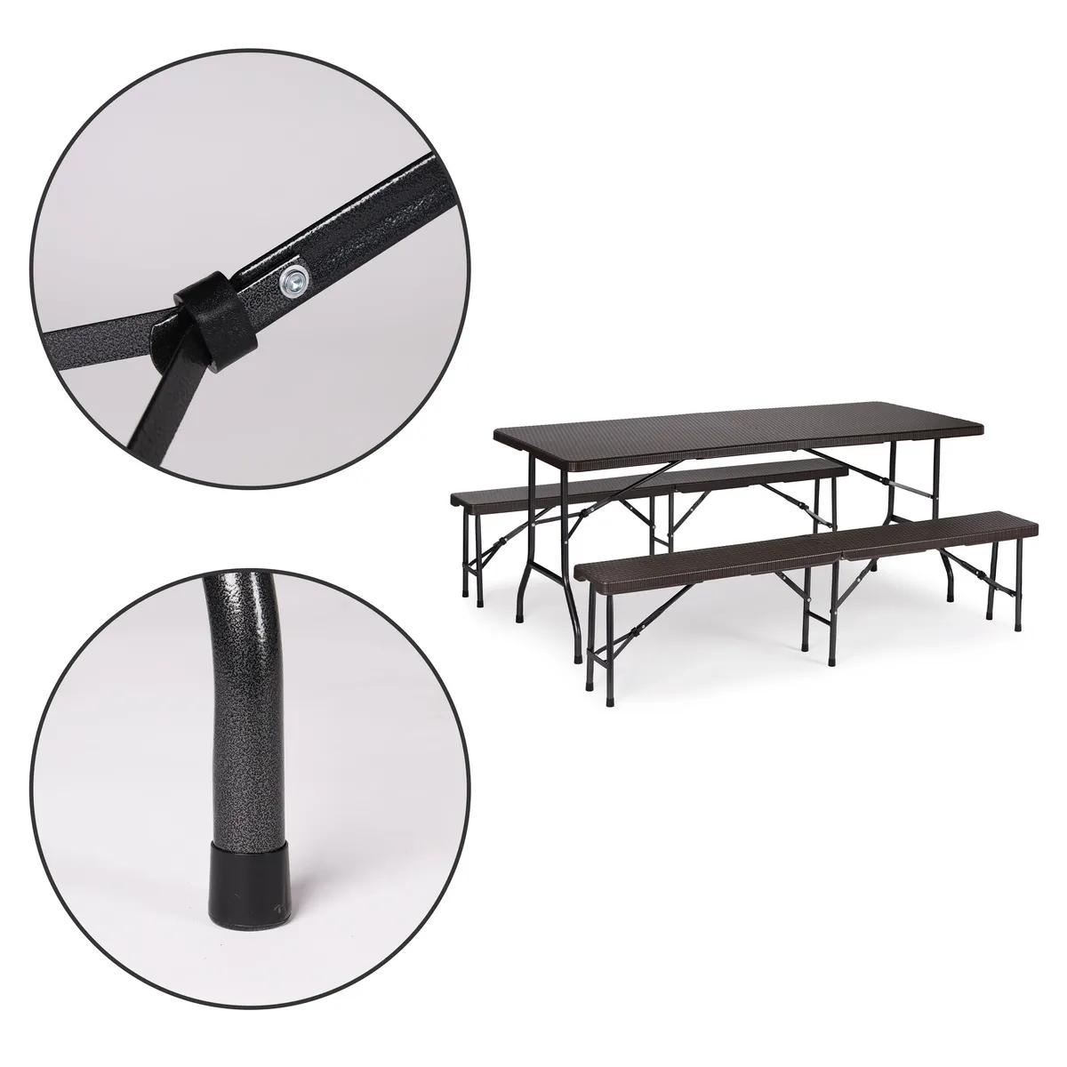 Sörpad szett, MultiGarden RZK-180B + 2 db RBK-18, barna – 3. kép