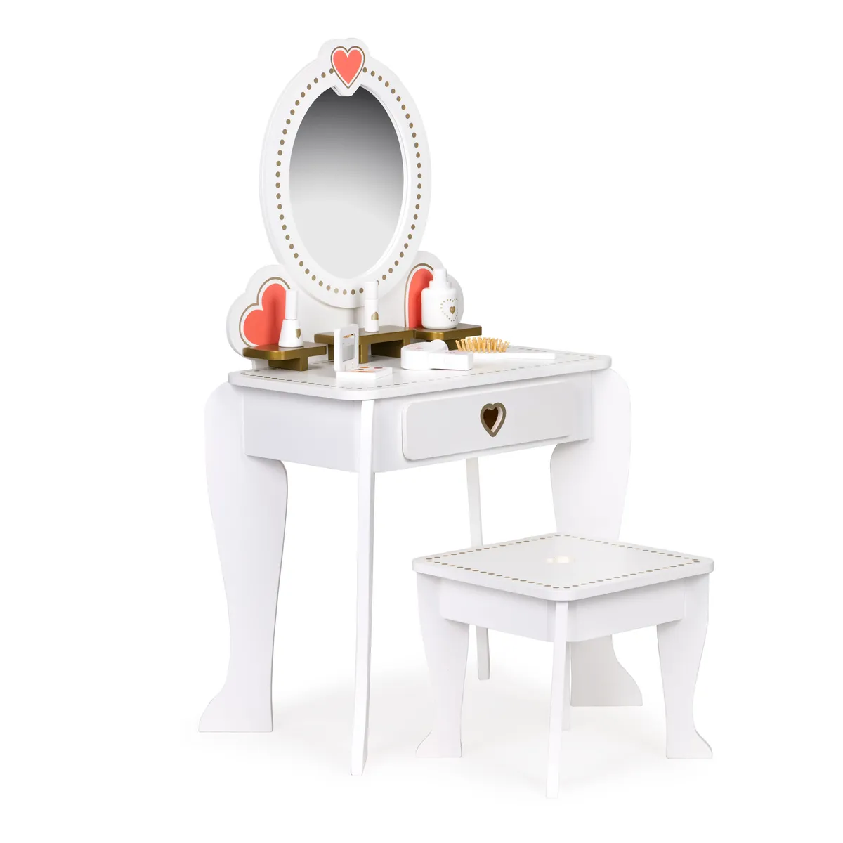 Gyermek fésülködőasztal, ECOTOYS W08H102B, 50 x 92,5 x 33 cm – 1. kép Gyermek fésülködőasztal, ECOTOYS W08H102B, 50 x 92,5 x 33 cm – 1. kép