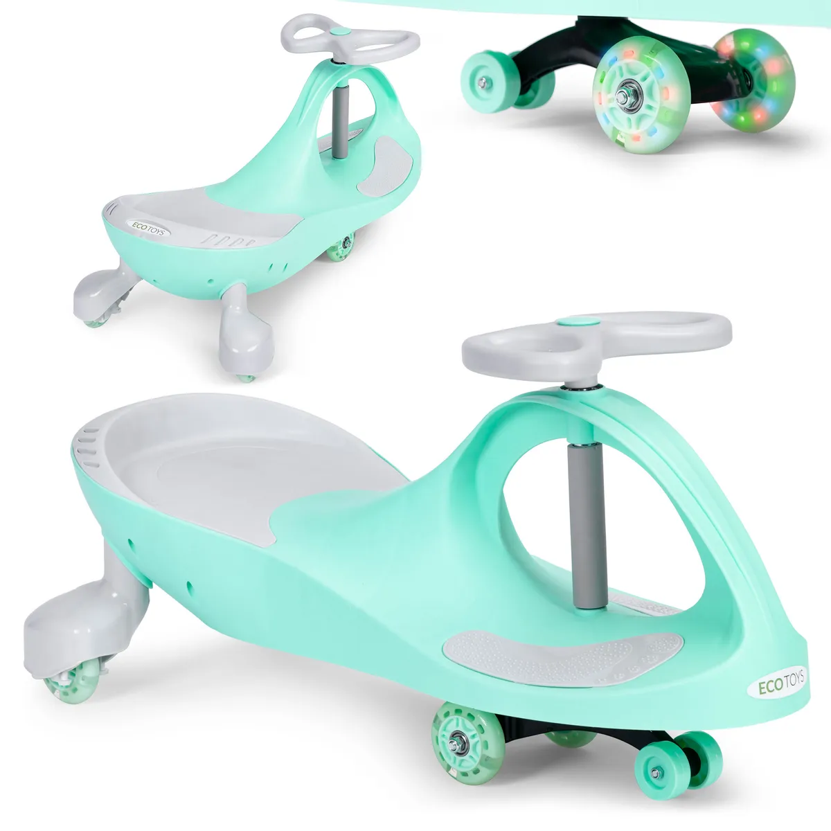 Wiggle autó, ECOTOYS YM-SW-1, zöld – 1. kép Wiggle autó, ECOTOYS YM-SW-1, zöld – 1. kép
