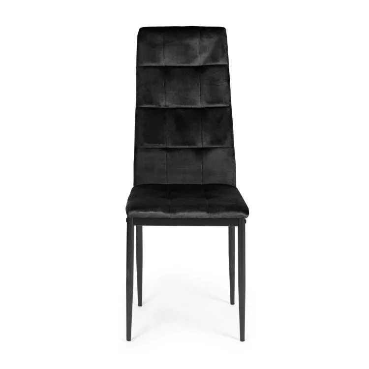 Étkezőszék szett, ModernHome F261-3KD BLACK, fekete – 5. kép Étkezőszék szett, ModernHome F261-3KD BLACK, fekete – 5. kép