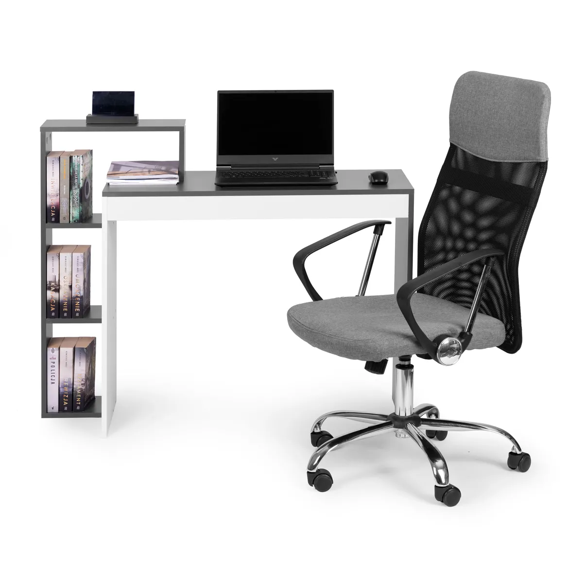 Íróasztal, ModernHome CHDK07-DG, 110 x 40 x 92 cm – 3. kép Íróasztal, ModernHome CHDK07-DG, 110 x 40 x 92 cm – 3. kép