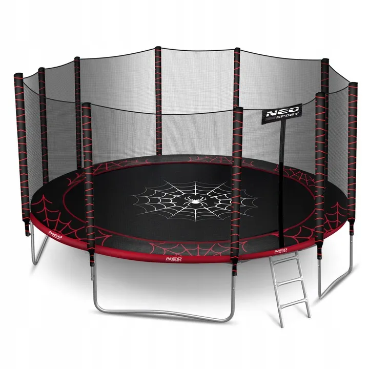 Kerti trambulin, Neo-Sport, fekete/piros – 1. kép Kerti trambulin, Neo-Sport, fekete/piros – 1. kép
