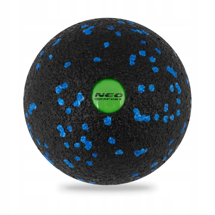 Masszázslabda, Neo-Sport NS-965, fekete/kék – 1. kép