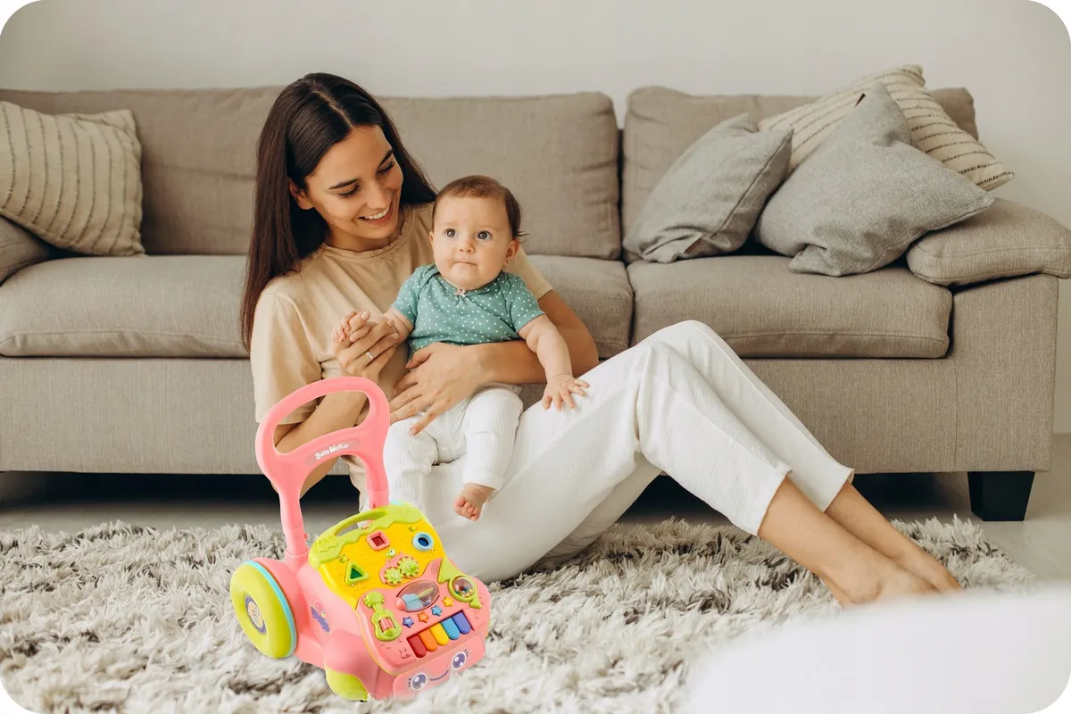 Járássegítő játék, Ricokids RK-744, rózsaszín – 10. kép Járássegítő játék, Ricokids RK-744, rózsaszín – 10. kép
