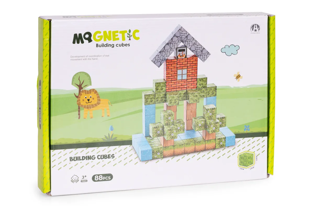 Mágneses játékkészlet, Multistore HC737473, 88 db – 5. kép Mágneses játékkészlet, Multistore HC737473, 88 db – 5. kép