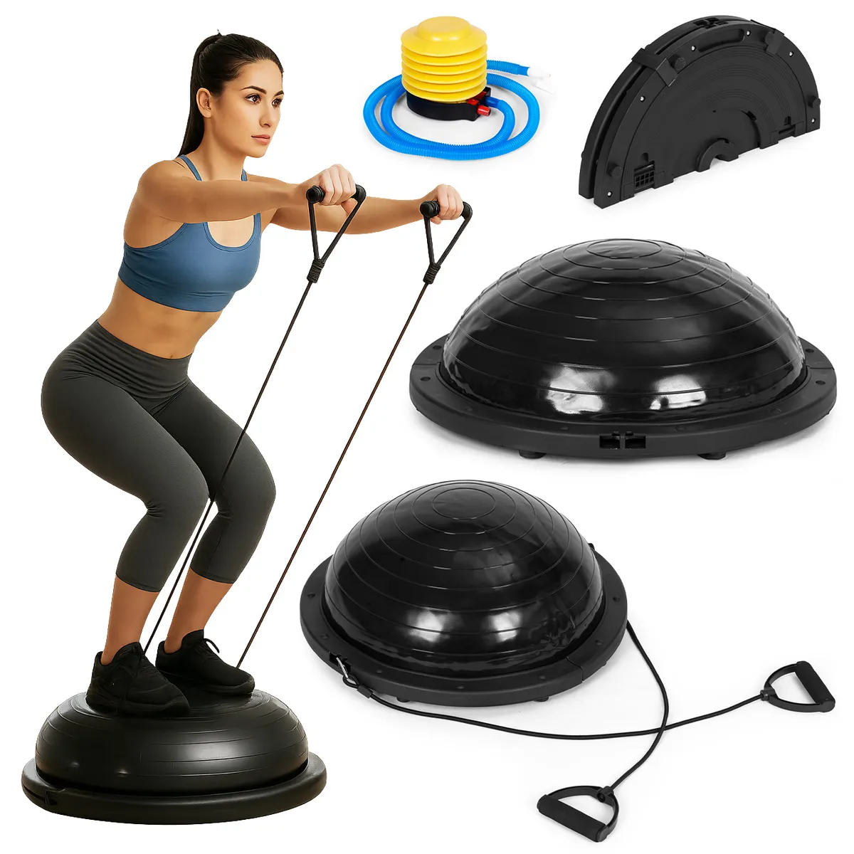 Egyensúlytréner, MOVEPRO GB-BS058-SB, fekete – 1. kép