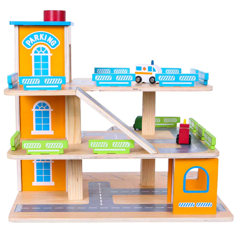 Játék garázs, ECOTOYS 1085, 43 x 36 x 40 cm – 3. kép