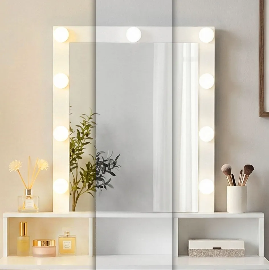 Sminkasztal, ModernHome ZDT-01, 80 x 41 x 146 cm – 4. kép Sminkasztal, ModernHome ZDT-01, 80 x 41 x 146 cm – 4. kép