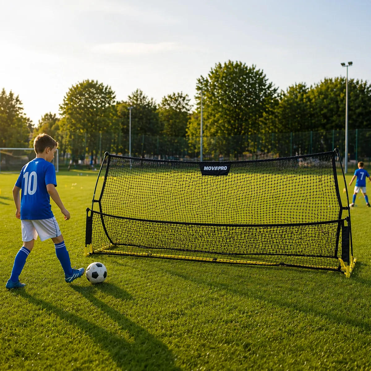 Visszapattanó futball edzőháló, MOVEPRO JSP-DS8030, 220 x 120 cm – 2. kép Visszapattanó futball edzőháló, MOVEPRO JSP-DS8030, 220 x 120 cm – 2. kép