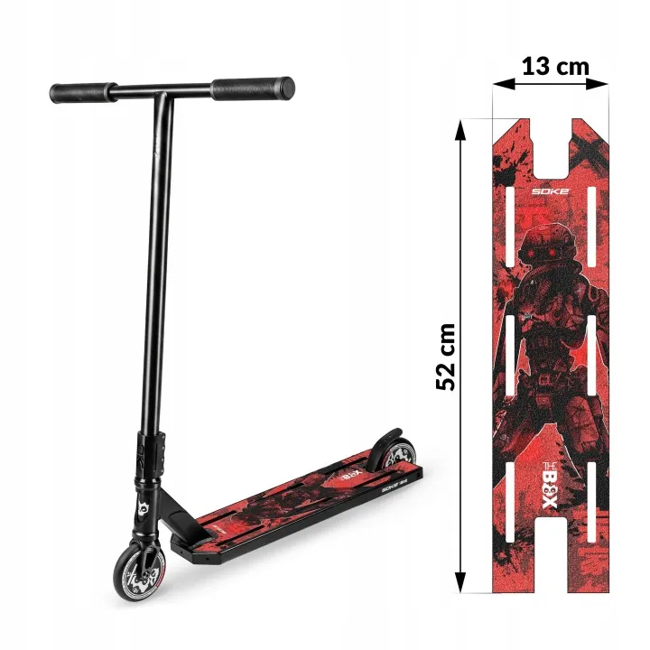 Roller gripszalag, SOKE The Box Red Cyber minta, 52 x 13 cm – 13. kép