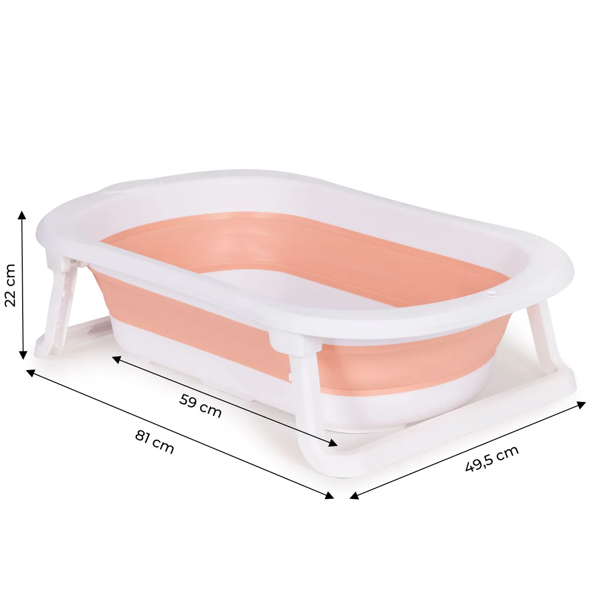Utazó gyerekkád, ECOTOYS HA-B27, rózsaszín – 6. kép