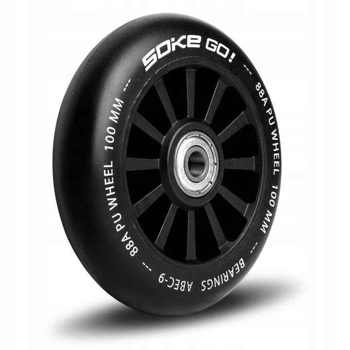 Roller kerék szett, SOKE, fekete – 4. kép Roller kerék szett, SOKE, fekete – 4. kép