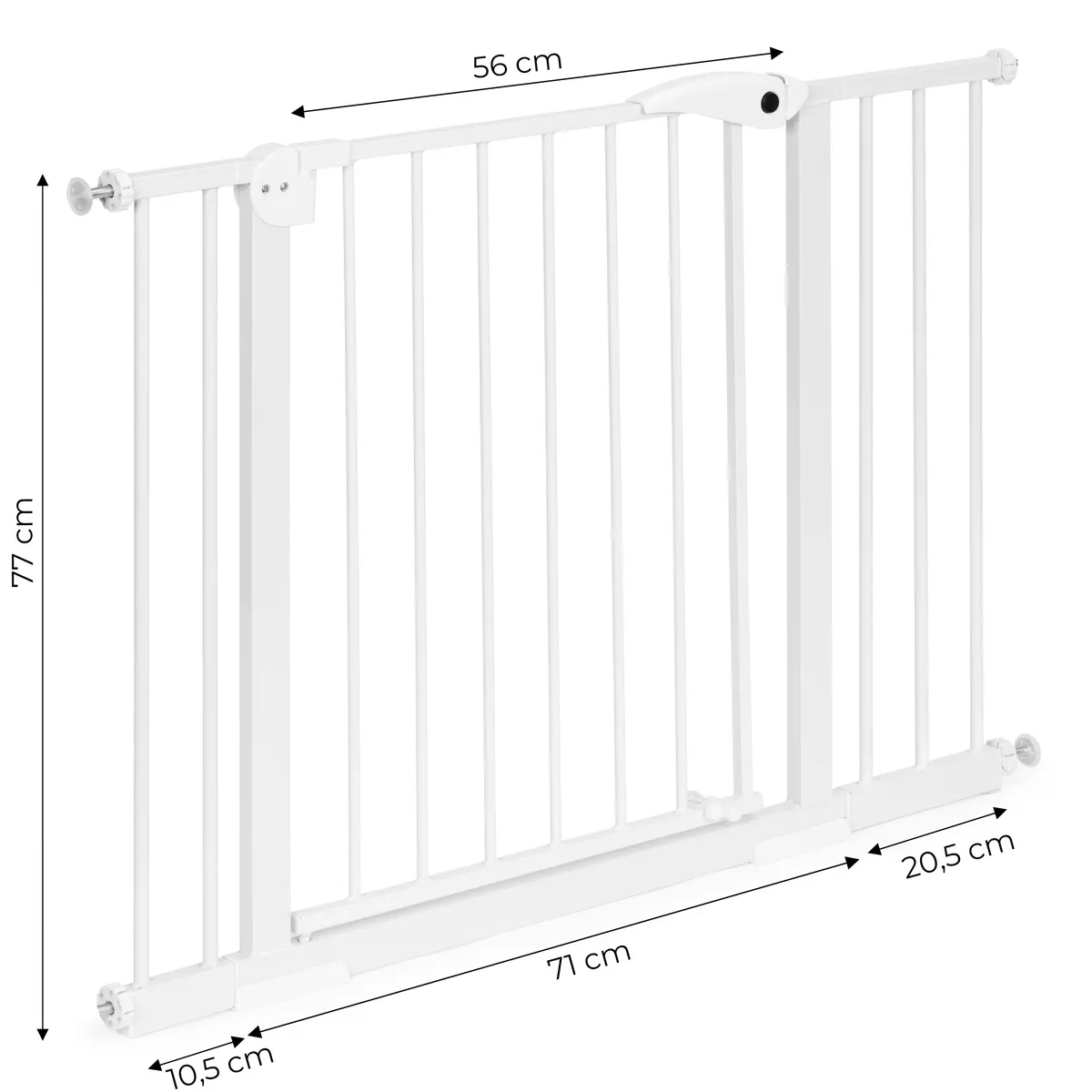 Biztonsági kapu, babarács, ECOTOYS SG-012-W – 8. kép