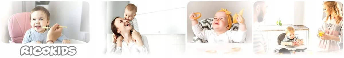 Etetőszék, Ricokids Milo, szürke – 1. kép Etetőszék, Ricokids Milo, szürke – 1. kép