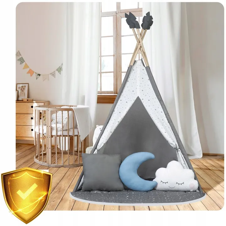 Gyereksátor, Nukido NK-406 Tipi, 116 x 116 x 165 cm – 4. kép