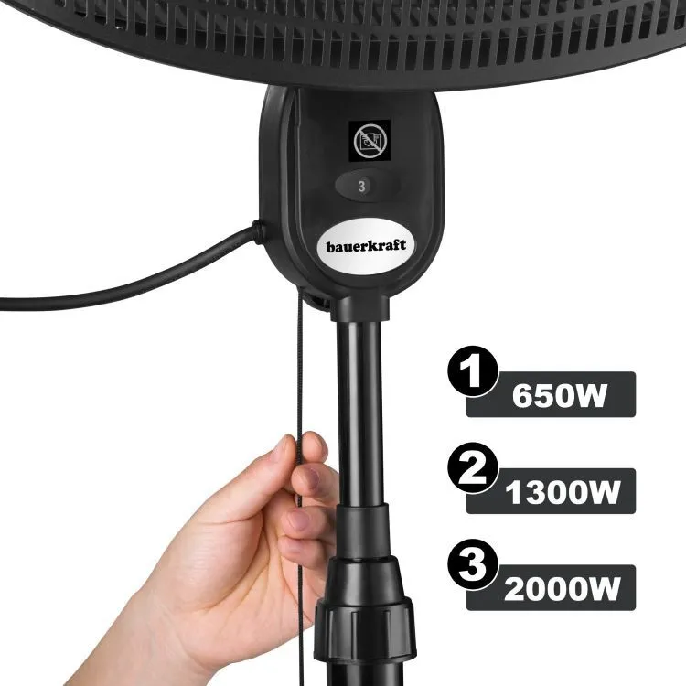 Infra hősugárzó, Bauerkraft H-639, 2000 W – 8. kép