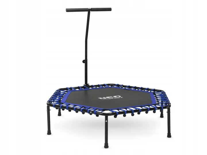 Fitnesz trambulin, Neo-Sport, fekete/kék – 6. kép
