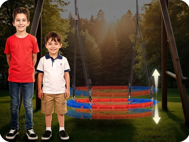 Fészekhinta, Neo-Sport Swingo, piros/kék – 5. kép