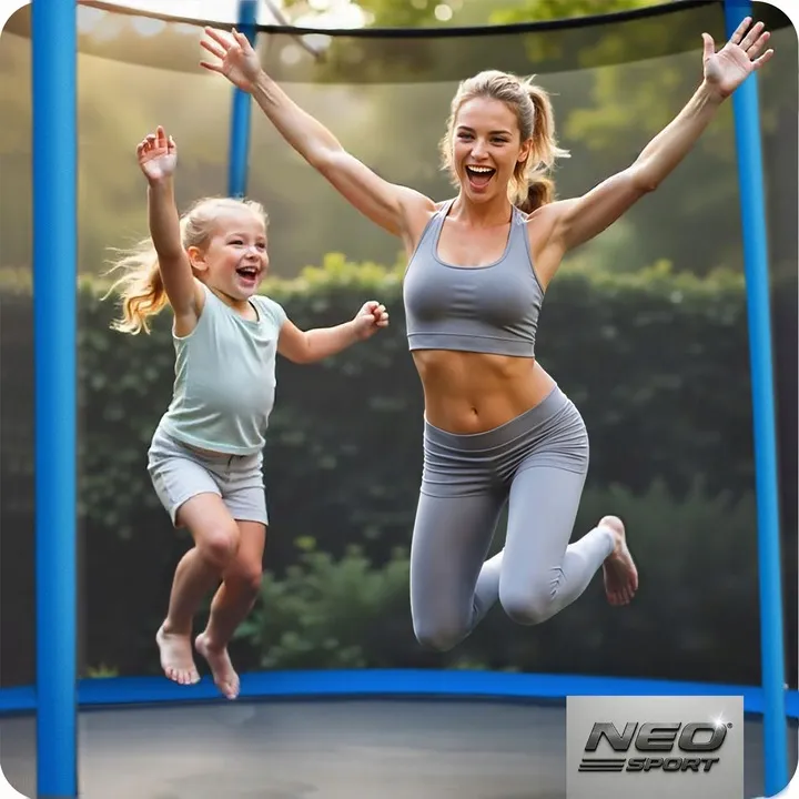 Kerti trambulin, Neo-Sport, fekete/kék – 9. kép Kerti trambulin, Neo-Sport, fekete/kék – 9. kép