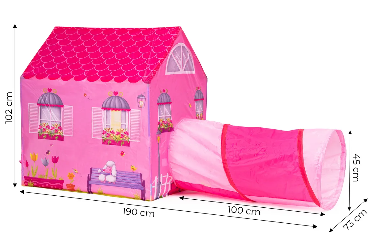 Játszósátor szett, IPLAY 8326, 73 x 190 x 102 cm – 5. kép Játszósátor szett, IPLAY 8326, 73 x 190 x 102 cm – 5. kép