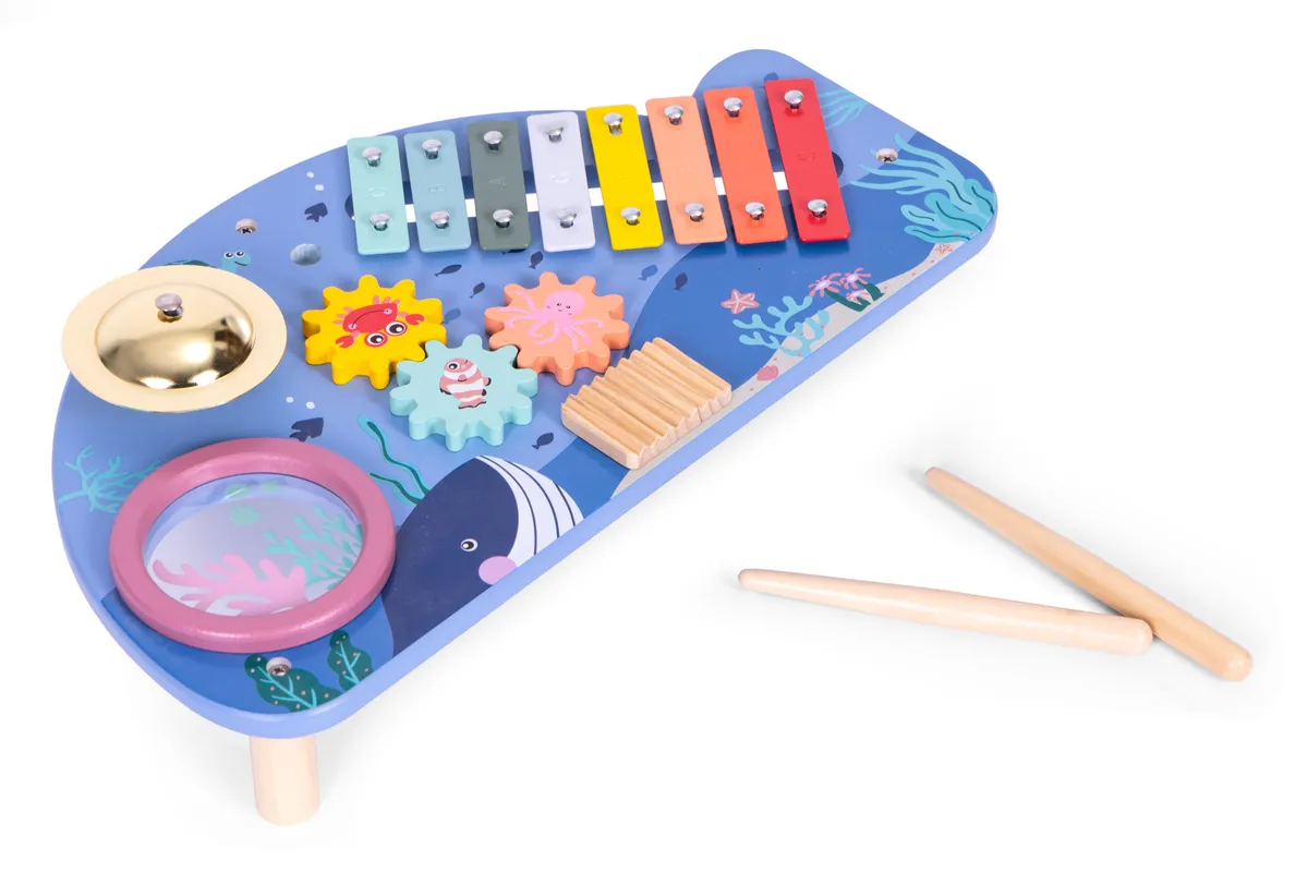 Zenélő játékasztal, ECOTOYS TL204013, 41 x 7 x 23,5 cm – 3. kép