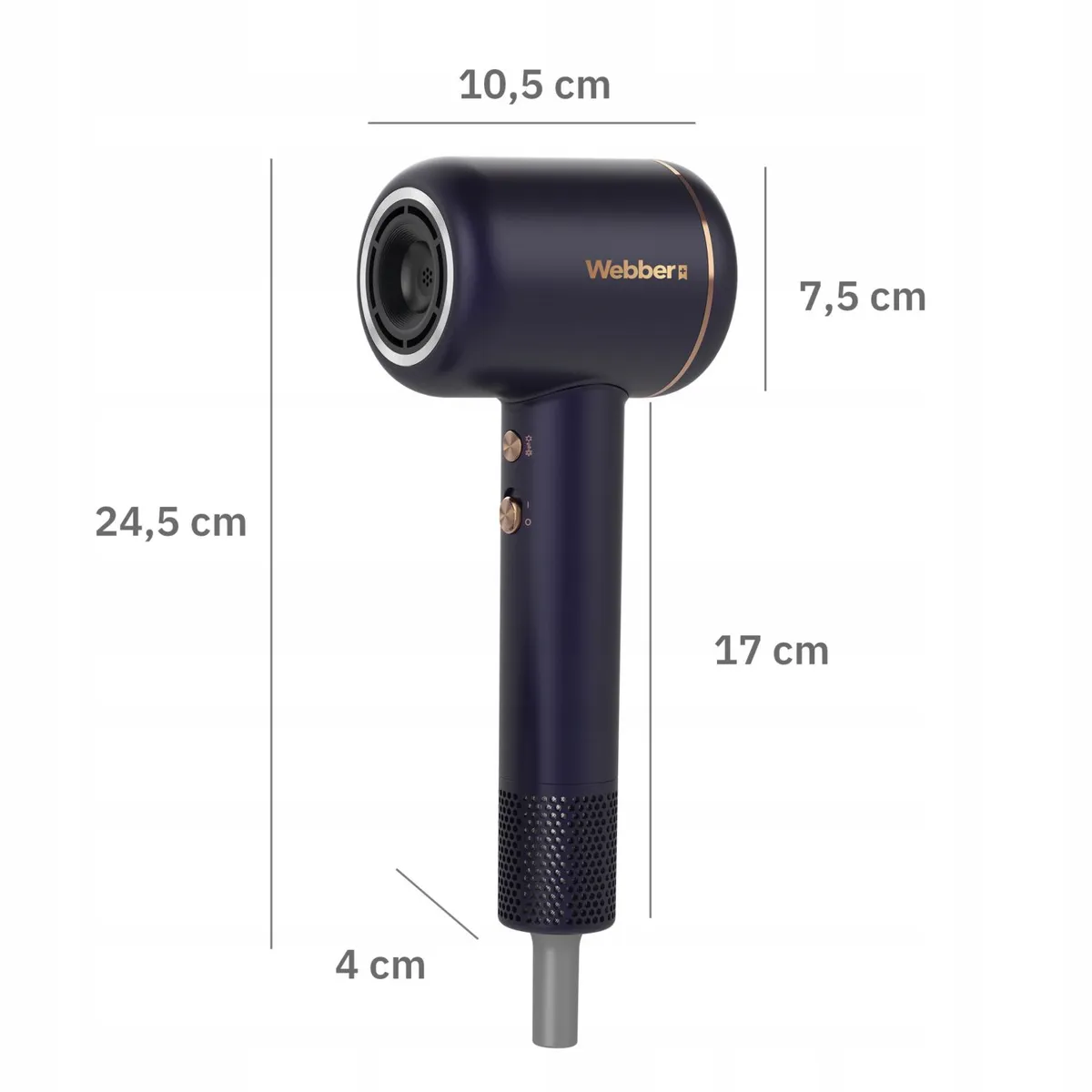 Hajszárító, Webber 05HD-1698, 1600 W – 6. kép